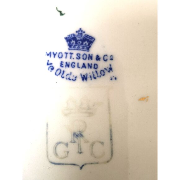 Collector Plates Four- Two Japanese, Two English Vintage - Picture 12 of 16